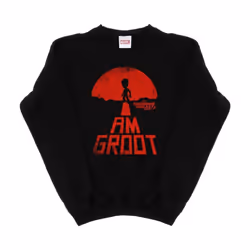 Marvel - Sweat GUARDIANS OF THE GALAXY AM GROOT - Garçon (Noir)