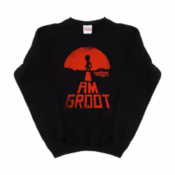 Marvel - Sweat GUARDIANS OF THE GALAXY AM GROOT - Garçon (Noir)