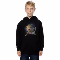 Marvel - Sweat à capuche GUARDIANS OF THE GALAXY - Garçon (Noir)