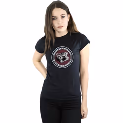 Marvel - T-shirt GUARDIANS OF THE GALAXY ROCKET POWERED - Femme (Noir)