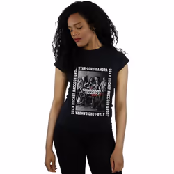 Marvel - T-shirt GUARDIANS OF THE GALAXY - Femme (Noir)