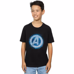 Marvel - T-shirt AVENGERS - Garçon (Noir)