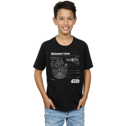 Star Wars - T-shirt MILLENNIUM - Garçon (Noir)