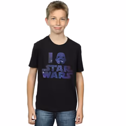 Star Wars - T-shirt LOVE STAR WARS - Garçon (Noir)
