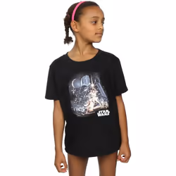 Star Wars - T-shirt - Fille (Noir)
