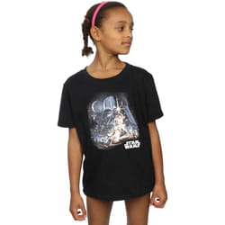 Star Wars - T-shirt - Fille (Noir)