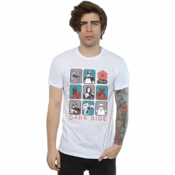 Star Wars - T-shirt THE LAST JEDI DARK SIDE - Homme (Blanc)