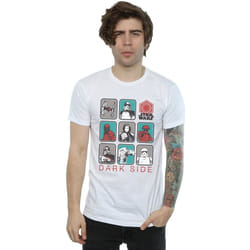 Star Wars - T-shirt THE LAST JEDI DARK SIDE - Homme (Blanc)