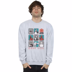 Star Wars - Sweat THE LAST JEDI DARK SIDE - Homme (Gris chiné)
