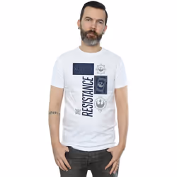 Star Wars - T-shirt THE LAST JEDI THE RESISTANCE - Homme (Blanc)