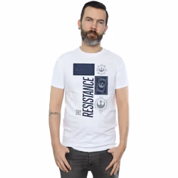 Star Wars - T-shirt THE LAST JEDI THE RESISTANCE - Homme (Blanc)