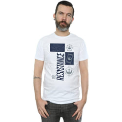 Star Wars - T-shirt THE LAST JEDI THE RESISTANCE - Homme (Blanc)