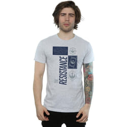 Star Wars - T-shirt THE LAST JEDI THE RESISTANCE - Homme (Gris chiné)