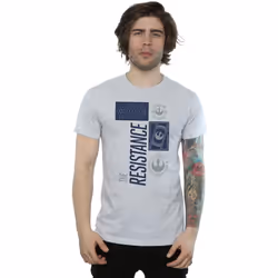 Star Wars - T-shirt THE LAST JEDI THE RESISTANCE - Homme (Gris chiné)