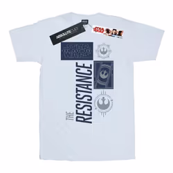 Star Wars - T-shirt THE LAST JEDI THE RESISTANCE - Femme (Blanc)