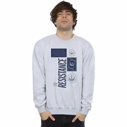 Star Wars - Sweat THE LAST JEDI THE RESISTANCE - Homme (Gris chiné)