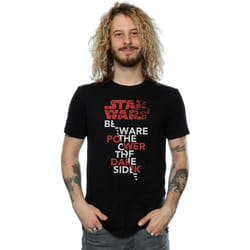 Star Wars - T-shirt THE LAST JEDI POWER OF THE DARK SIDE - Homme (Noir)
