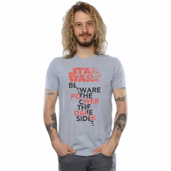 Star Wars - T-shirt THE LAST JEDI POWER OF THE DARK SIDE - Homme (Gris chiné)