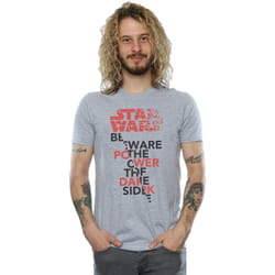 Star Wars - T-shirt THE LAST JEDI POWER OF THE DARK SIDE - Homme (Gris chiné)