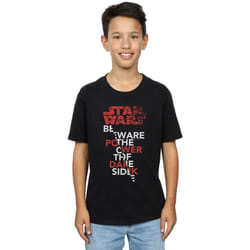 Star Wars - T-shirt THE LAST JEDI POWER OF THE DARK SIDE - Garçon (Noir)