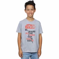 Star Wars - T-shirt THE LAST JEDI POWER OF THE DARK SIDE - Garçon (Gris chiné)