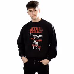 Star Wars - Sweat THE LAST JEDI POWER OF THE DARK SIDE - Homme (Noir)
