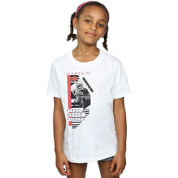Star Wars - T-shirt THE LAST JEDI - Fille (Blanc)