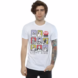 Star Wars - T-shirt THE LAST JEDI - Homme (Blanc)