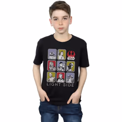 Star Wars - T-shirt THE LAST JEDI - Garçon (Noir)