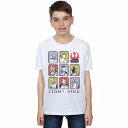 Star Wars - T-shirt THE LAST JEDI - Garçon (Blanc)