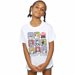 Star Wars - T-shirt THE LAST JEDI - Fille (Blanc)