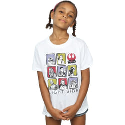 Star Wars - T-shirt THE LAST JEDI - Fille (Blanc)