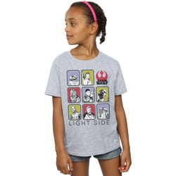 Star Wars - T-shirt THE LAST JEDI - Fille (Gris chiné)