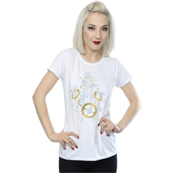 Star Wars - T-shirt THE LAST JEDI - Femme (Blanc)