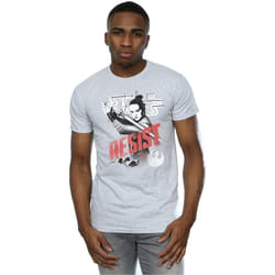 Star Wars - T-shirt THE LAST JEDI RESIST - Homme (Gris chiné)