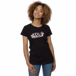Star Wars - T-shirt THE LAST JEDI - Femme (Noir)