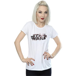 Star Wars - T-shirt THE LAST JEDI - Femme (Blanc)