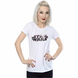 Star Wars - T-shirt THE LAST JEDI - Femme (Blanc)