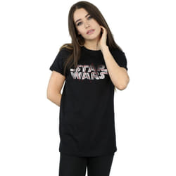 Star Wars - T-shirt THE LAST JEDI - Femme (Noir)