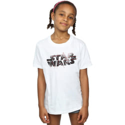 Star Wars - T-shirt THE LAST JEDI - Fille (Blanc)