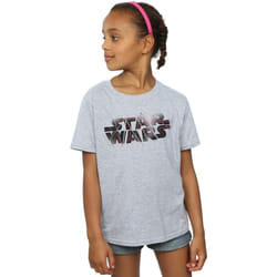Star Wars - T-shirt THE LAST JEDI - Fille (Gris chiné)