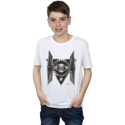 Star Wars - T-shirt THE LAST JEDI TIE FIGHTER - Garçon (Blanc)