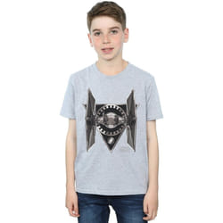 Star Wars - T-shirt THE LAST JEDI TIE FIGHTER - Garçon (Gris chiné)