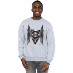 Star Wars - Sweat THE LAST JEDI TIE FIGHTER - Homme (Gris chiné)