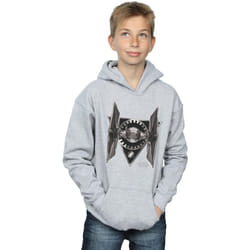 Star Wars - Sweat à capuche THE LAST JEDI TIE FIGHTER - Garçon (Gris chiné)