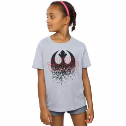 Star Wars - T-shirt THE LAST JEDI - Fille (Gris chiné)