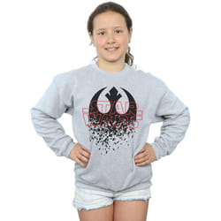 Star Wars - Sweat THE LAST JEDI - Fille (Gris chiné)