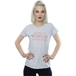 Star Wars - T-shirt THE LAST JEDI - Femme (Gris chiné)