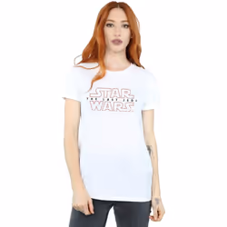 Star Wars - T-shirt THE LAST JEDI - Femme (Blanc)