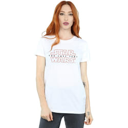 Star Wars - T-shirt THE LAST JEDI - Femme (Blanc)